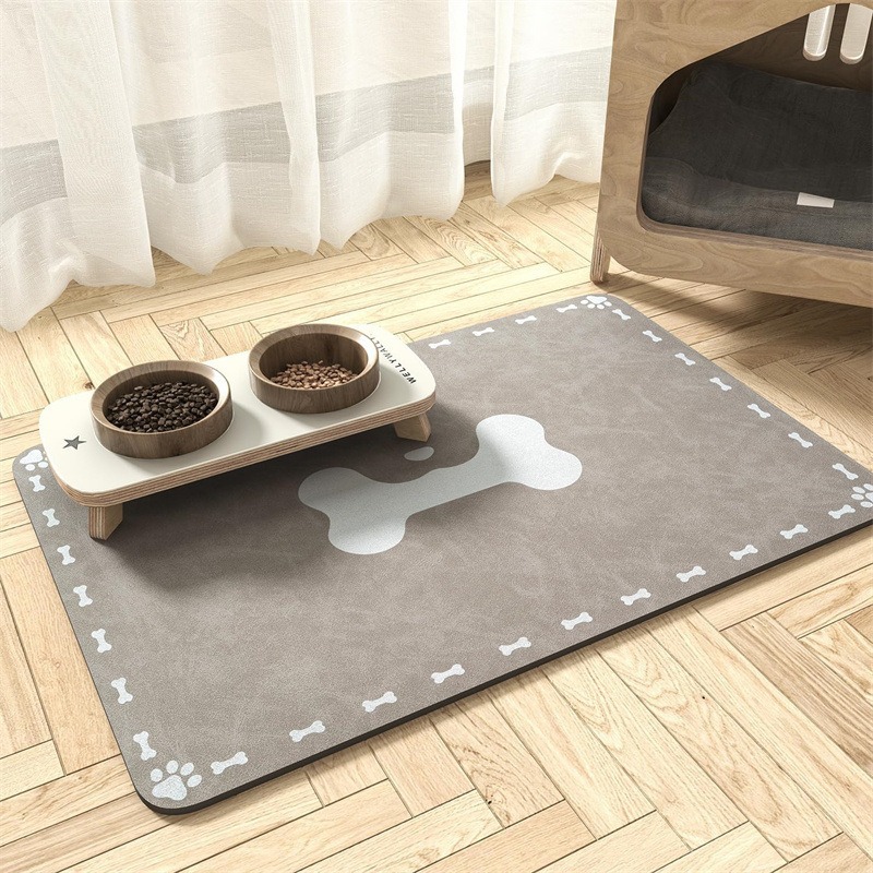 3D Diatomaceous Earth Bath Mat, Water Absorbent, Non-Slip, Dirt-Resistant, Quick-Drying, For Entryway, Bedroom, Living_voghion.com