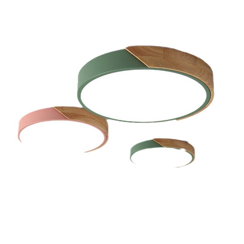 Lámpara de dormitorio nórdico moderna lámpara de techo minimalista creativa sala de niños sala de estudio sala de estar estudio LED Luz