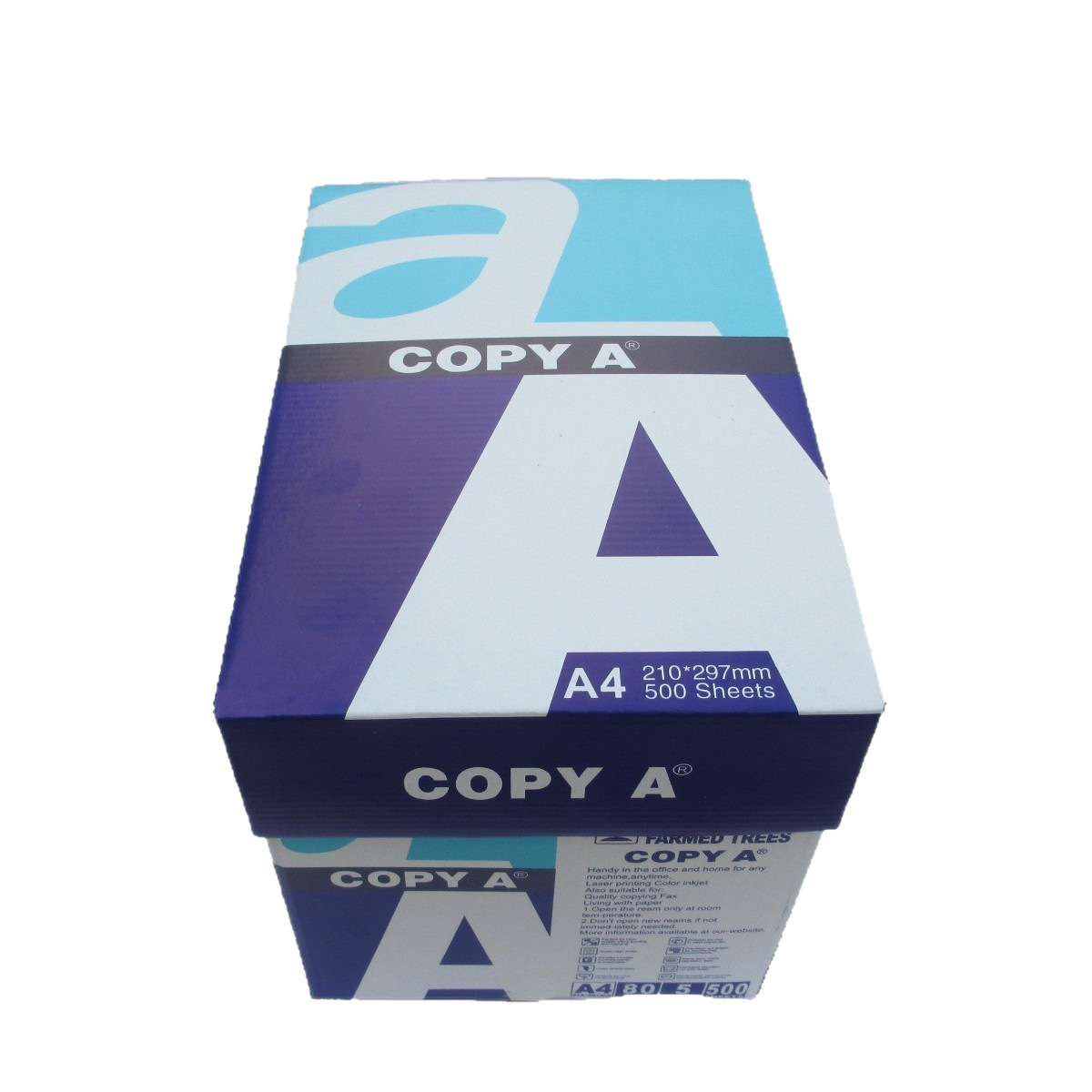 A4 fábrica de papel de fotocopiadora 80g papel de oficina A3 papel de impresión de papel blanco A5 Caja entera 80g fabricante mayorista de papel de pulpa de madera