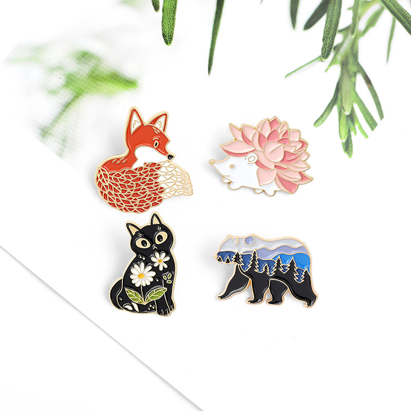 Fashion Animal Alloy Stoving Varnish Unisex Brooches display picture 5