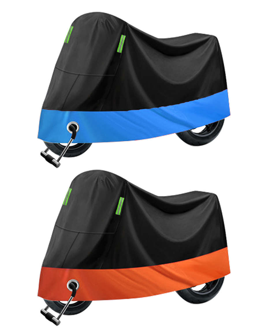 Ready Stock Supply of Motorcycle-Specific Thickened Rainproof Covers, Electric Vehicle Rain Covers, Sun Protection and Dustproof Covers
