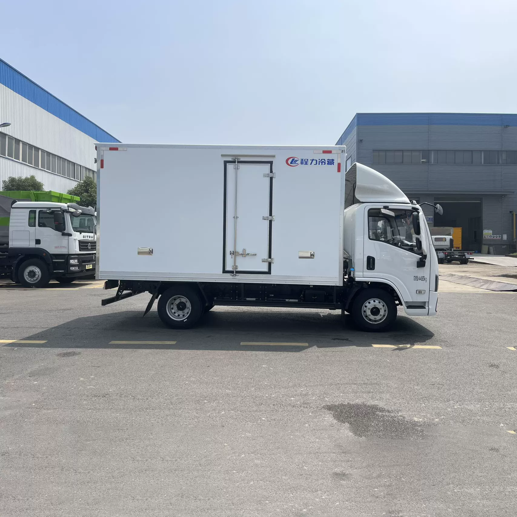 4.2米陕汽智云新能源冷藏车 绿牌加热保温车 冻货冷饮配送车