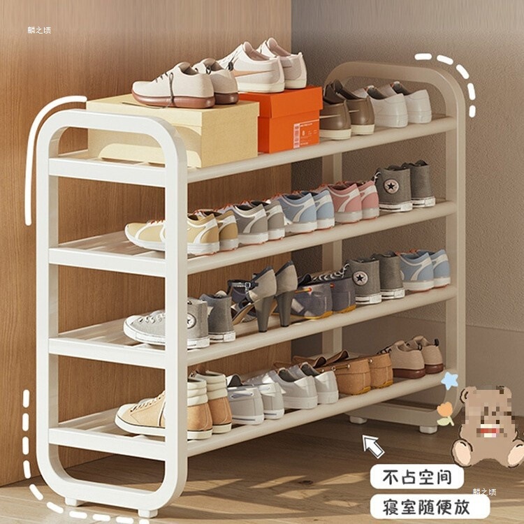 家用鞋架子铁艺多层门口入户室内宿舍出租屋简易鞋柜新款直销|undefined