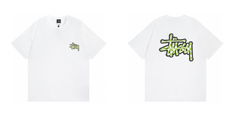STUSSY ステューシー 正規品 25春夏 カジュアル プリント コットン ルーズ ラウンドネック 半袖 Tシャツ 男女兼用|undefined