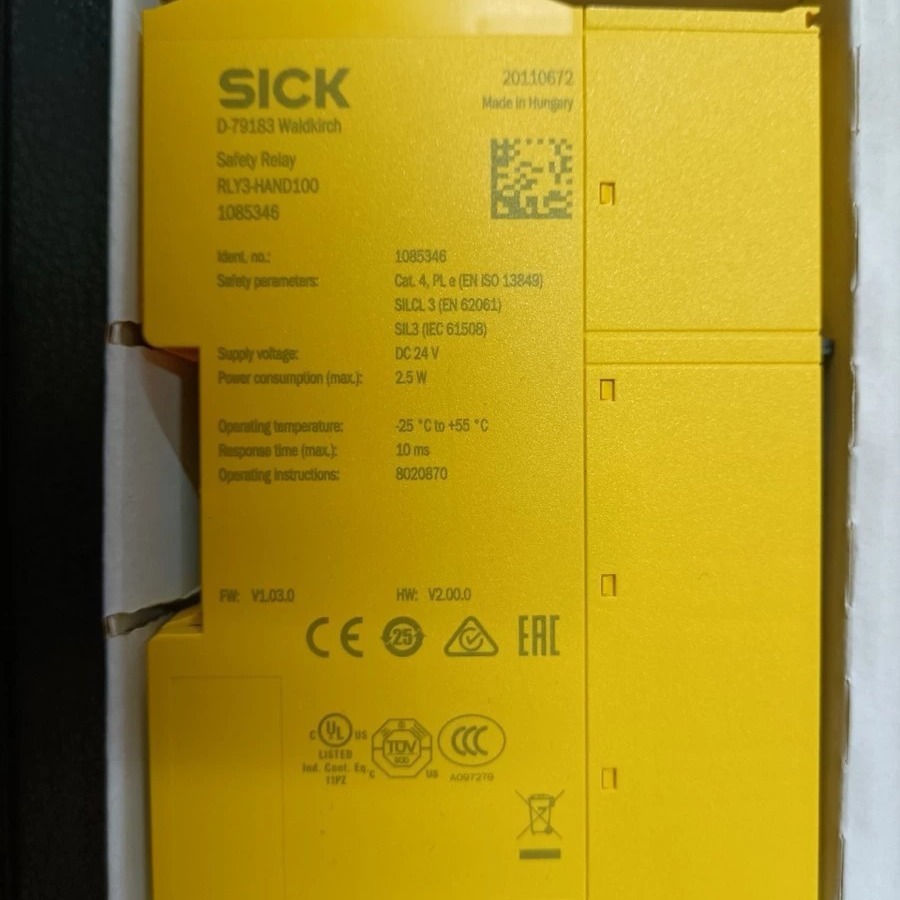 全新原装安全继电器RLY3-HAND100，1085346 现货实物拍摄
