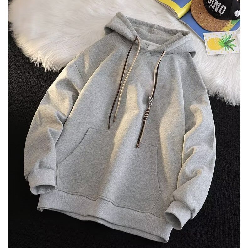 Herren-Kapuzenpullover, 420 g/m², schweres Material, sandfarben, trendiger Retro-Look, lockerer Schnitt, ideal für den Herbst_voghion.com