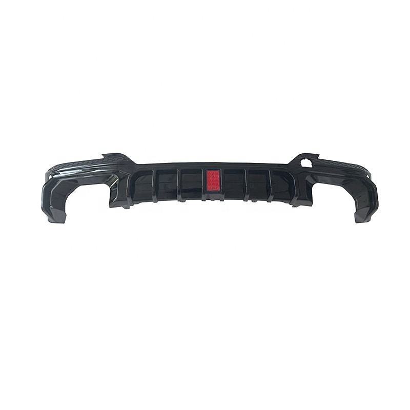 Suitable for BMW X3 rear lip G01, modified rear lip in glossy black, 2021 model, with lights and tail lip spoiler