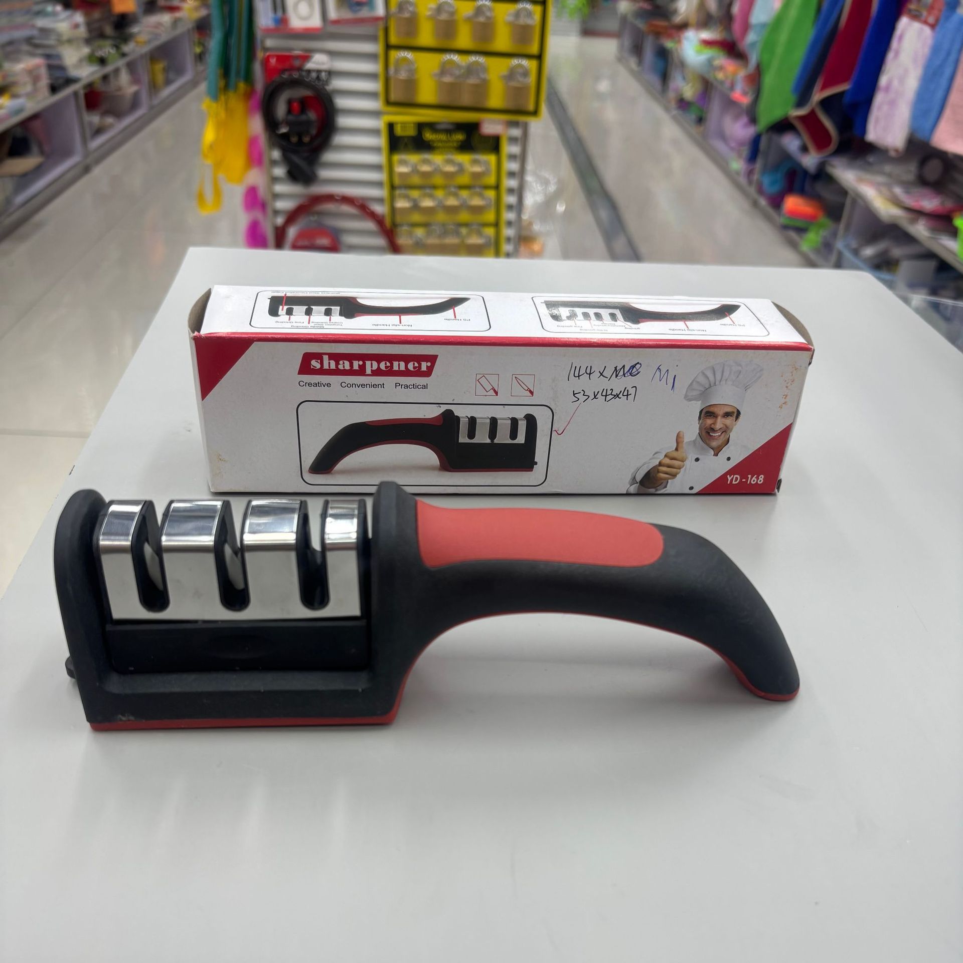 手动快速磨刀器便捷多段式磨刀石家用磨菜刀磨剪刀宿舍用磨刀神器