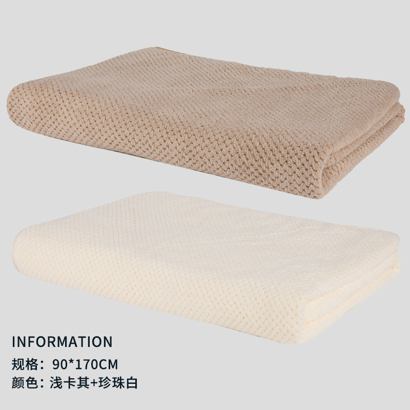 Piña Plaid Toalla de baño grande 90*170CM TikTok mismo estilo 2 pack Adulto Más tamaño hogar hombres y mujeres coral Toalla de baño de lana