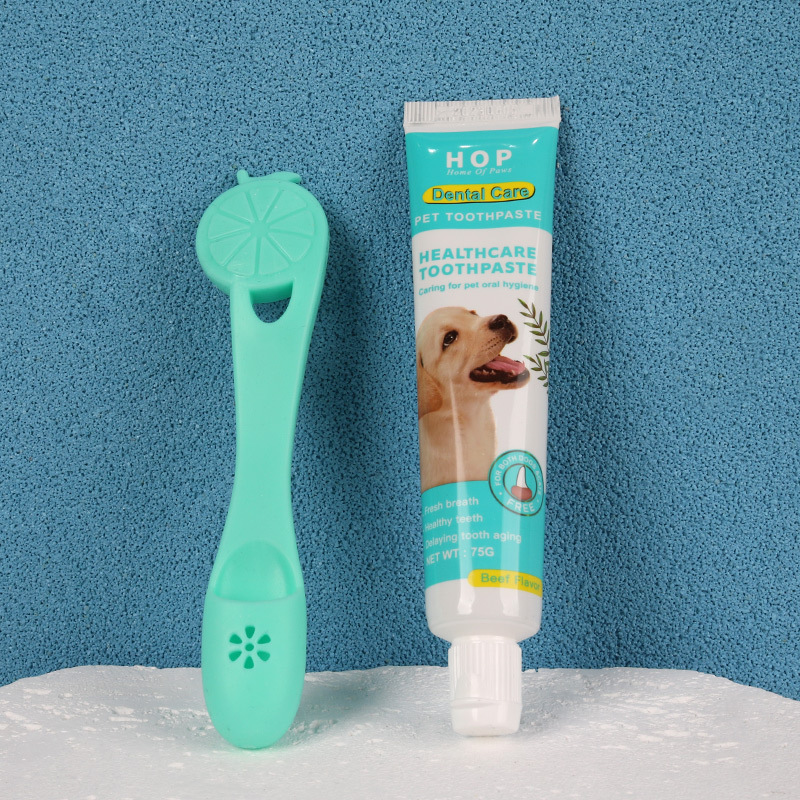 cepillo de dientes para mascotas pasta de dientes para perros y gatos productos de limpieza oral dedos al por mayor antibacterianos