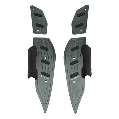 Rubber Pad Protective Accessories — Motorcycle pedals - original-hole-position-pedaltitanium-color