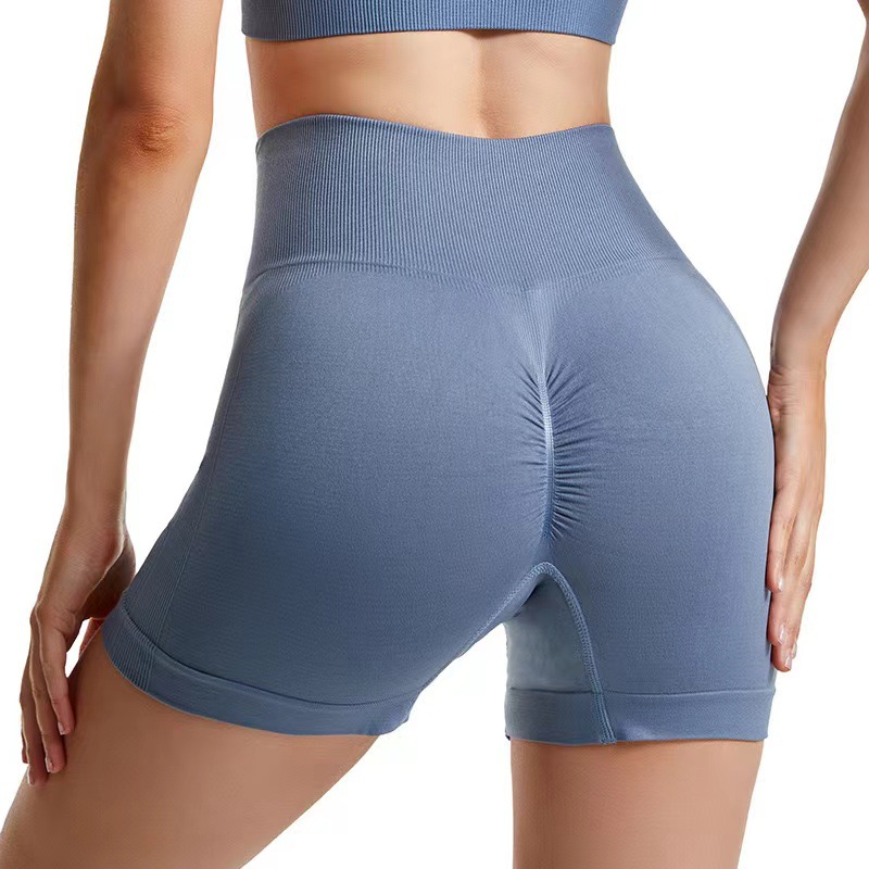 Yoga correr a prueba de golpes transpirable de secado rápido sin aros push-up anti-flacidez fitness deportes chaleco pantalones cortos traje cómodo