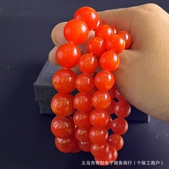 工場卸売模造金柳ブレスレット血柳中国赤模造血霊芝樹脂男性と女性のブレスレットライブ供給