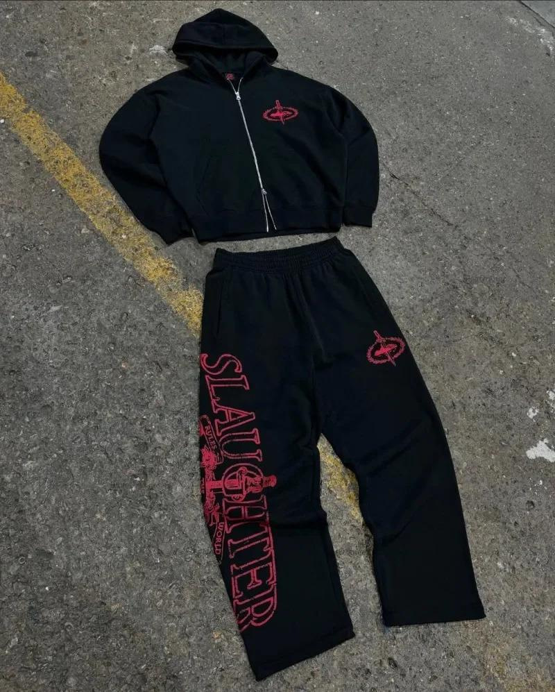 Corteiz Set 2-Piece Black