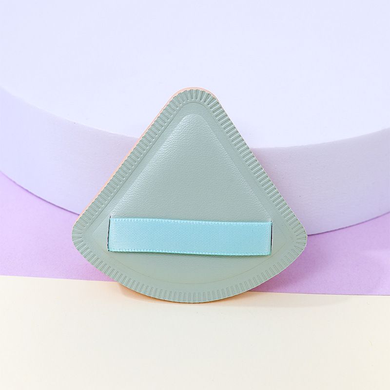 Puff de algodón de azúcar triangular personalizado de fábrica no come polvo súper suave y grueso esponja de maquillaje colchón de aire herramientas de belleza al por mayor