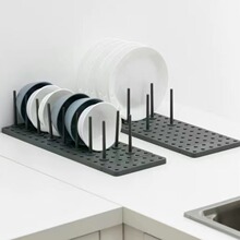 厨房置物架碗盘收纳架台面碗盘子沥水架放锅架锅具架子碗碟整理架
