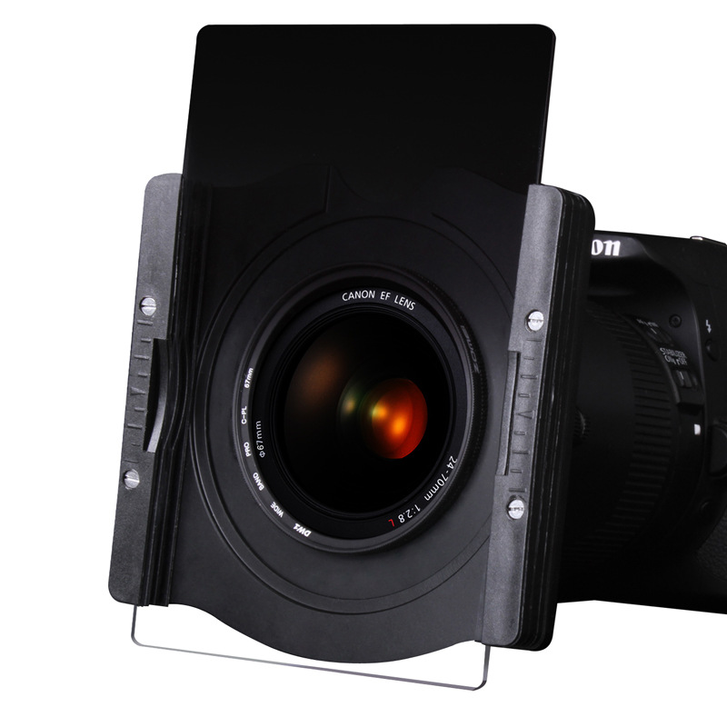 Z3金属滤镜方镜支架3片滤镜装100mm可拆卸方形插片系统67-86接圈