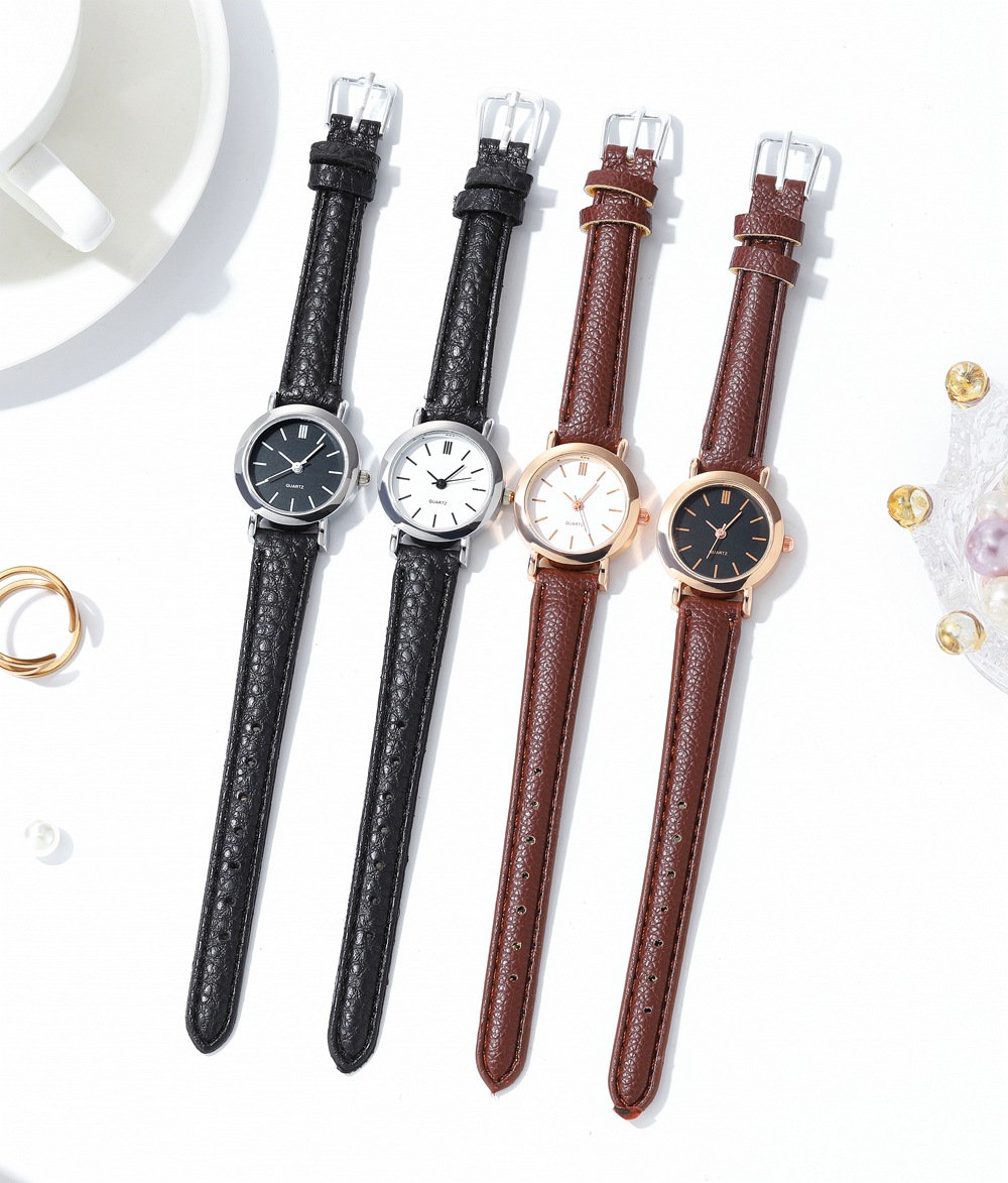 Pinduoduo Ny och Personlig Doftande Stil Student Dammode Enkel Liten Urtavla Bältesklocka_voghion.com