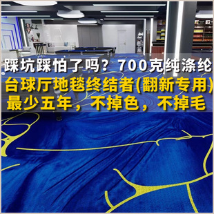 Billiard hall carpet special nylon whole roll full shop thick hotel commercial large area wear-resistant flame retardant fire prevention