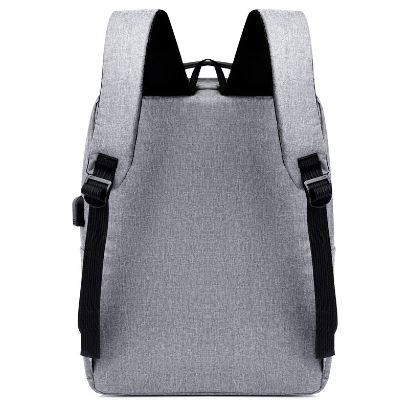 Cross-border wholesale three-piece backpack new style simple casual USB rechargeable backpack business commuter computer bag