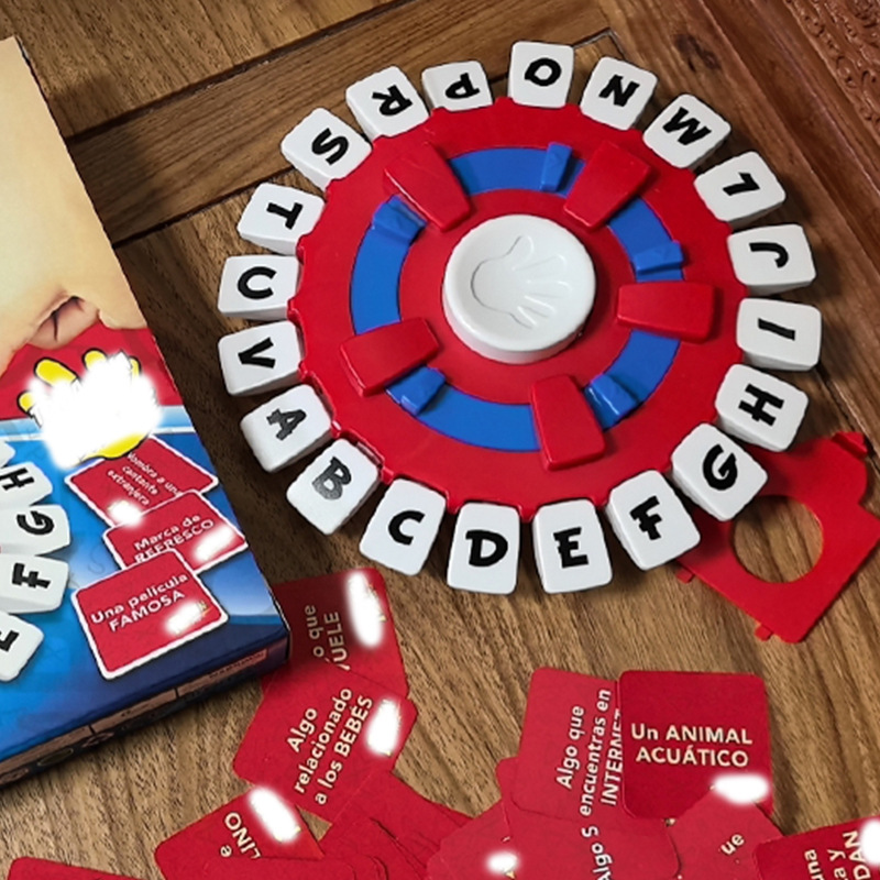 Juego de alfabeto occidental de Amazon transfronterizo, toallita, juego de mesa, juguete, juego de mesa, tablero interactivo familiar, juguete de escritorio image 1