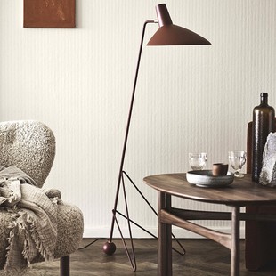 Danish Classic Retro Bauhaus Iron Floor Lamp Nordic Modern Middle Ancient Creative Tripod Vertical Lamps