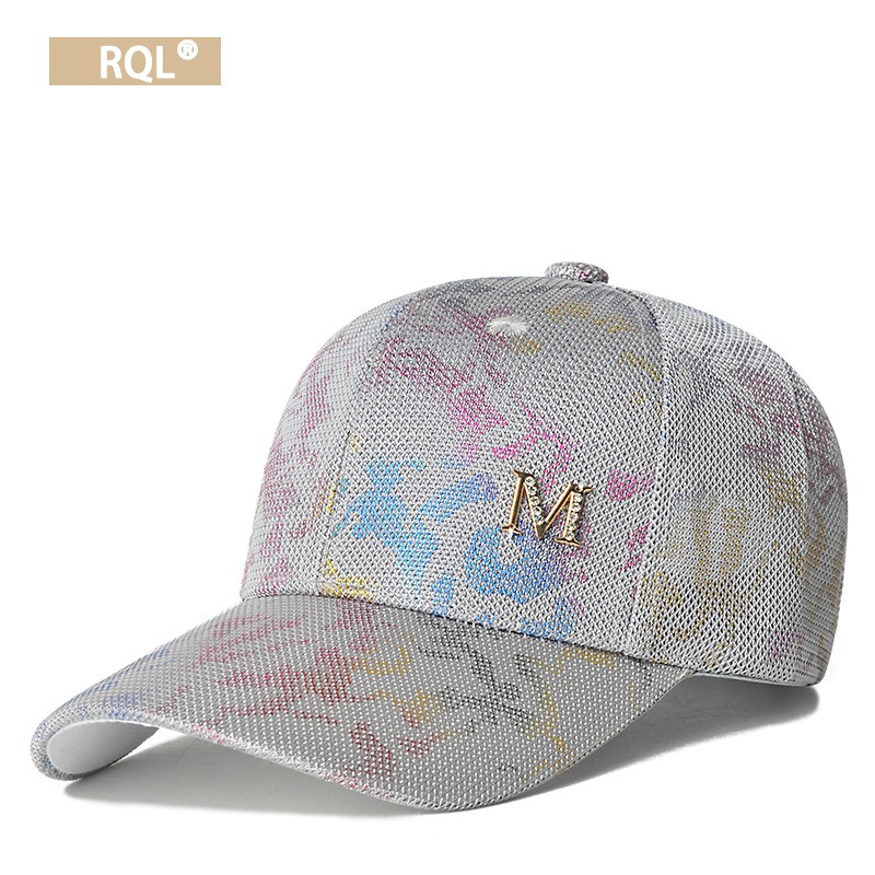 [그레이] # M 메탈 스탠다드 야구 모자