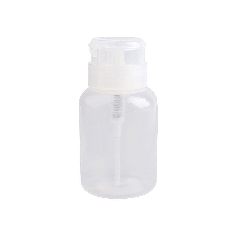Nail nail polish remover press bottle nail polish remover sub-bottling nail tool 200ml super thick durable with lock leak-proof