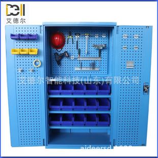 Hardware Storage Cabinet Adel Factory Direct Sales Thickeneded Iron Double Door Storage Storage Heavy Tool Cabinet