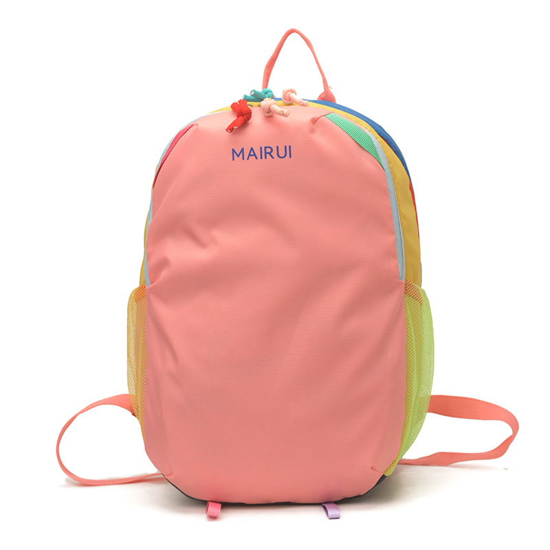 Mochila de dopamina de color contraste para niños y niñas, mochila escolar de gran capacidad, nuevo paquete de montaña infantil transfronterizo