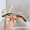 Trend sunglasses, brand glasses, European style, gradient