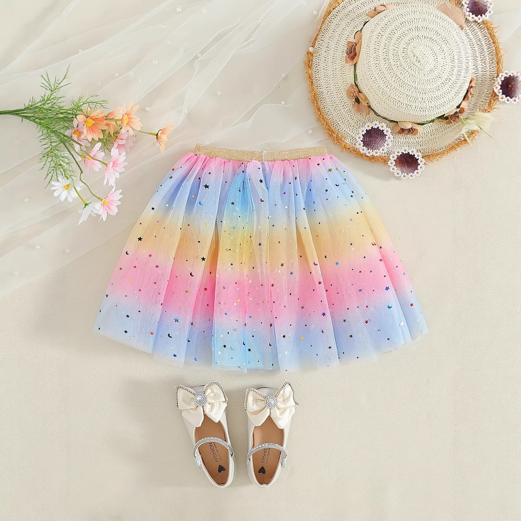 2026 nuevo vestido de malla vestido corto vestido de baile vestido de bebé princesa