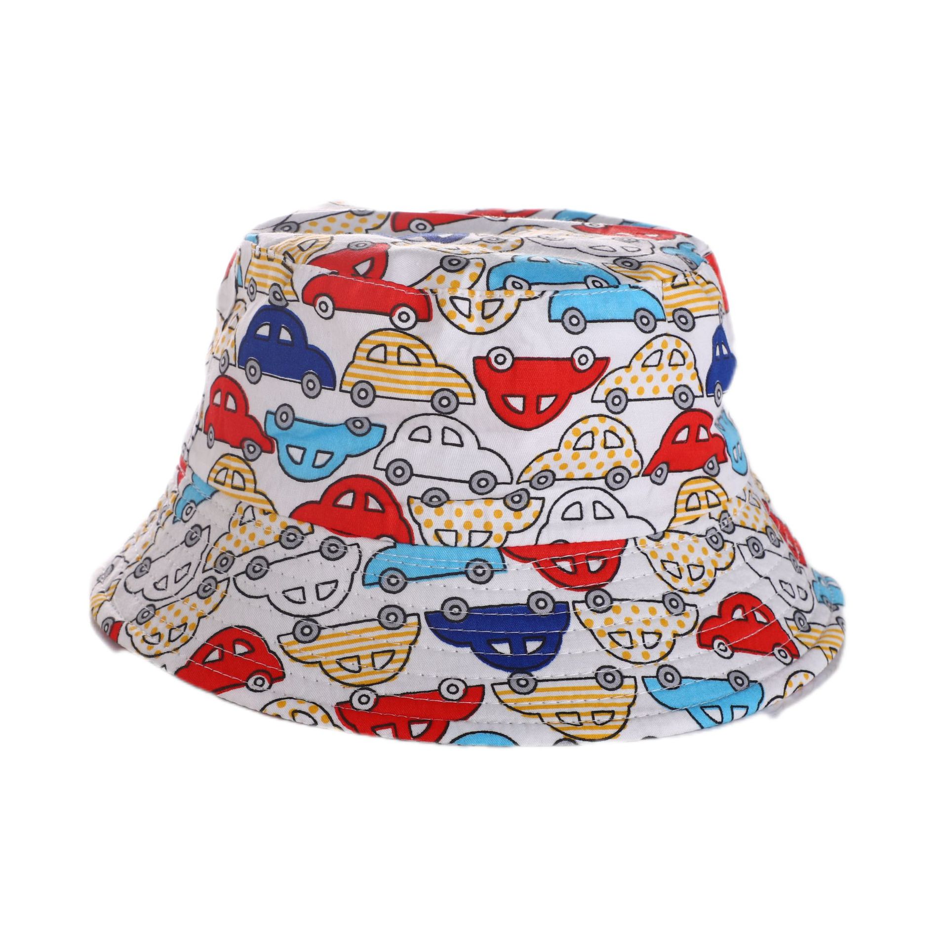 Cartoon Style, Simple Style Style Girl's Cartoon Style Simple Style Color Block Printing Bucket Hat