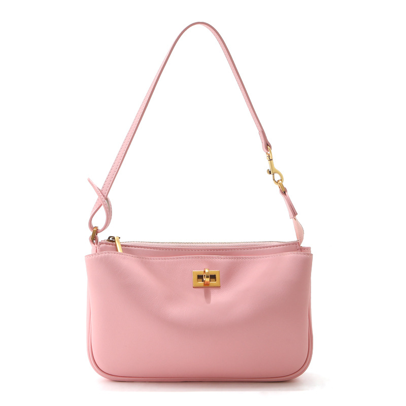 Rodeo Women's Underarm Bag Genuine Top Grain Cowhide Leather Mahjong Bag Luxury Crossbody Commuter Handbag Shoulder Bag - Thumbnail 3