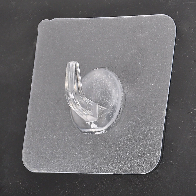 Нержавеющий роговой крючок, водонепроницаемый и влагостойкий, простой прозрачный пластиковый крючок, без перфорации, многофункциональный, бесследный крючок для одежды.