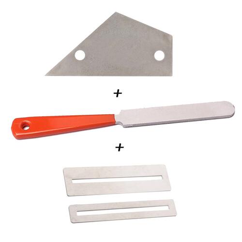 Fret repair and care file tool kit Guitar electric bass leveling ruler gasket polishing stone fret file 6-piece set