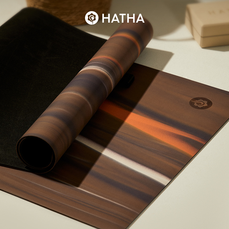 Hatha Yoga Mat Home Professional Anti-Slip Shock Absorbing Mat for Women and Men Fitness Training Natural Rubber Shock Absorbing Silent Mat