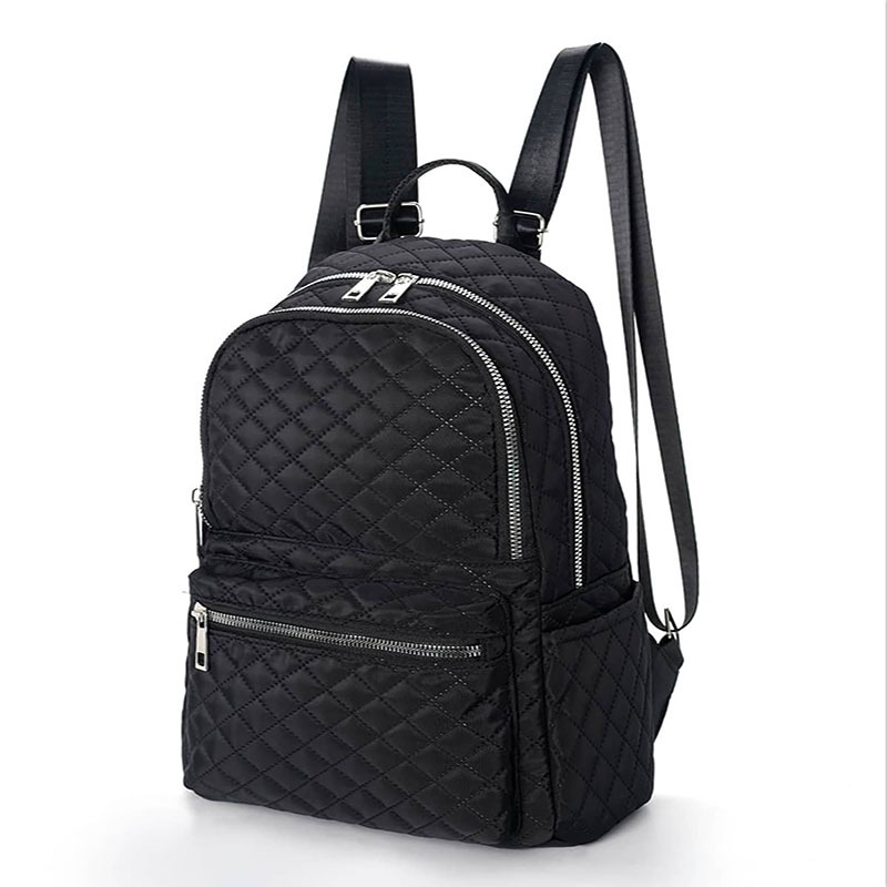 Feihong Cross-Border Diamond Pattern Large Capacity, High Aesthetic Value, Versatile Backpack, Fashionable Quilted_voghion.com