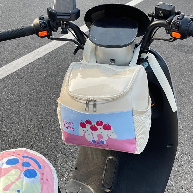 电动车挂物包防水大容量置物兜通用手机充电器前挂包雨衣收纳挂袋|undefined