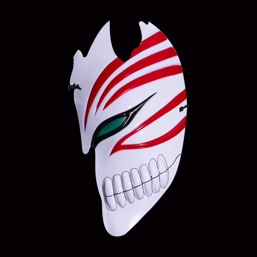 La nueva mitad de la cara del dios de la muerte, Hei Qi, la mitad de la cara, la mitad de la cara, la exhibición de cómics COS, la máscara de maquillaje de Naruto