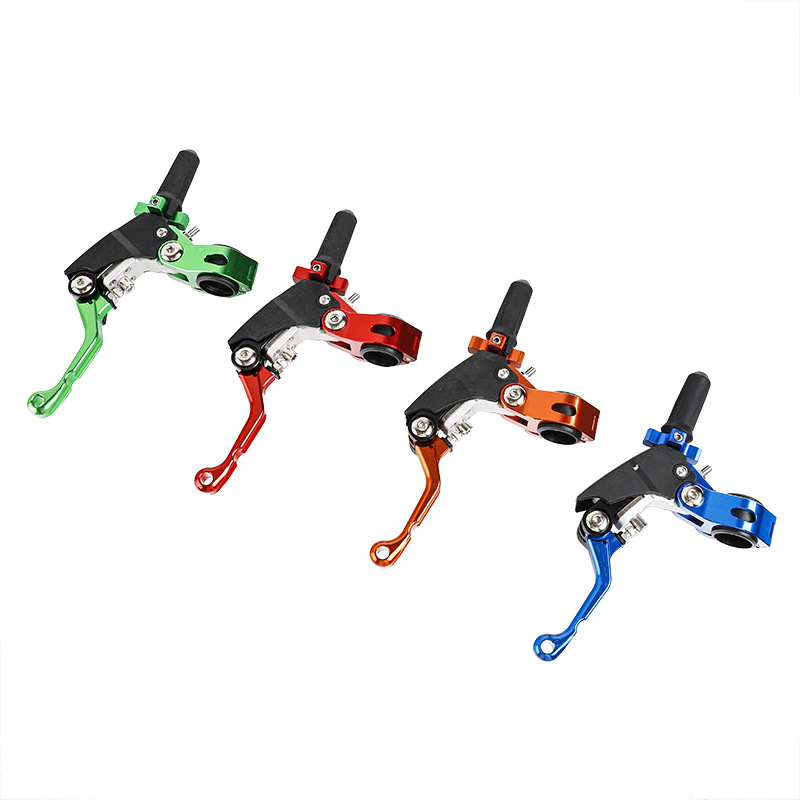 2 dedos cortos motocicleta de carretera plegable ahorro de mano de obra CNC embrague freno mango Hengshi S5 KVIS K16 Huayang T4