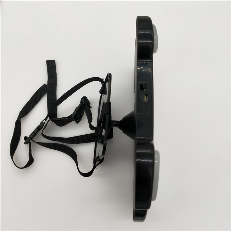 In-car baby rearview mirror car child car seat 360 ° rotating LED reflective auxiliary observation mirror