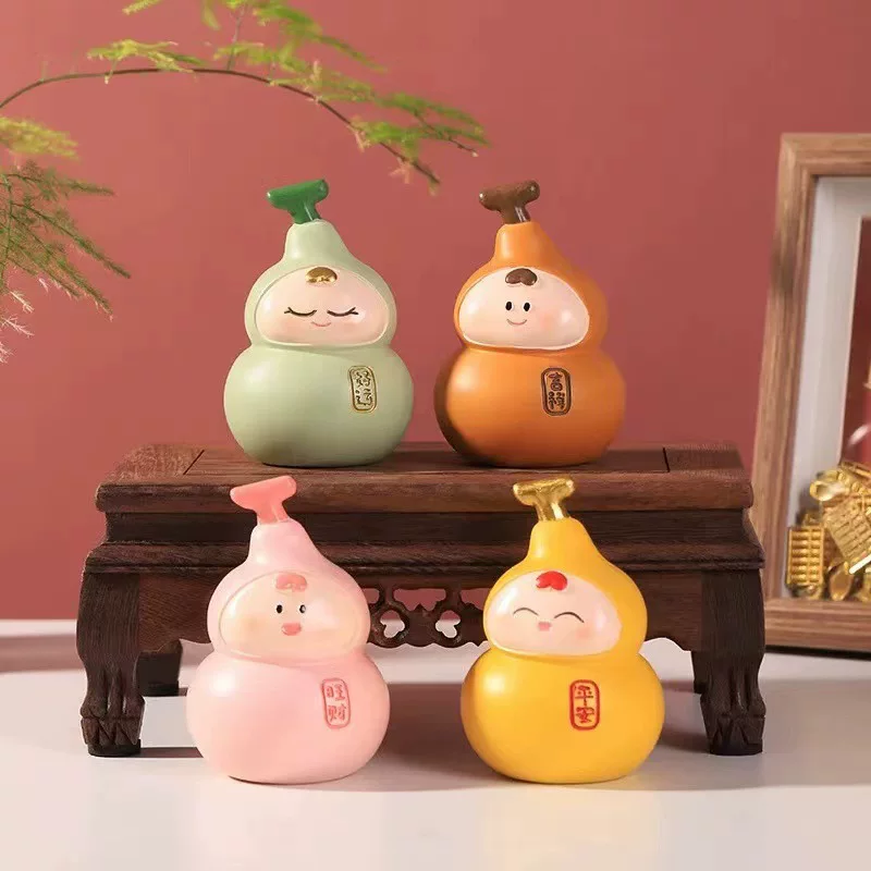 Декоративная игрушка Xiaofulu для рабочего стола дома, творческая милая счастливая тыква, новое офисное fortune-подарок