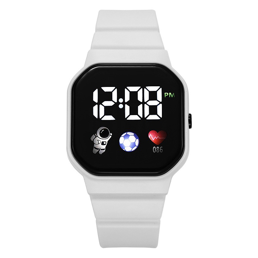 Unicorn waterproof led electronic watch spaceman watch female ins high-looking student party multi-functional electronic watch