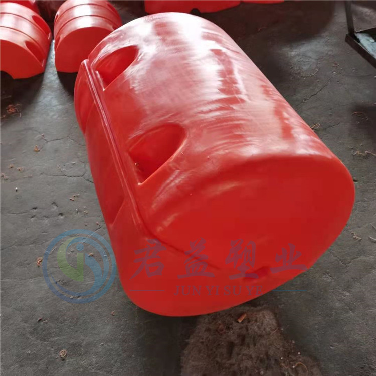 君益批发 疏浚管浮体 塑料管线浮桶 400mm*600mm内孔径57公分