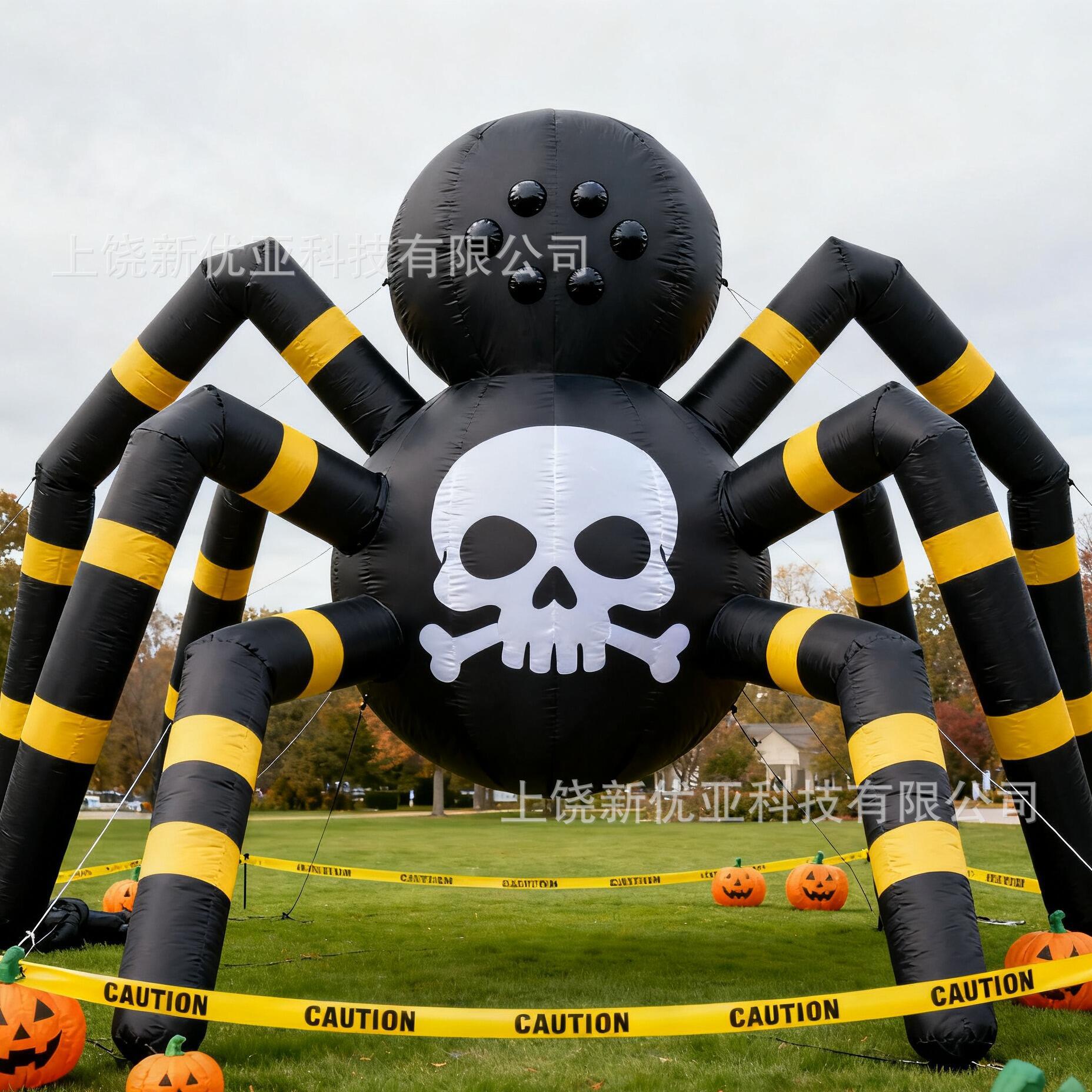 Halloween murciélagos de araña inflables fantasmas fiesta de la casa embrujada bar terror aterrador atmósfera interactiva extraña araña inflables modelo de aire