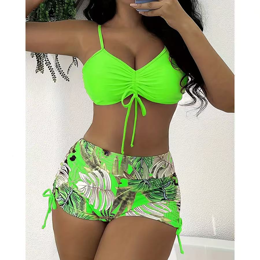 Women's Ditsy Floral 2 Pieces Set Bikinis Swimwear display picture 2