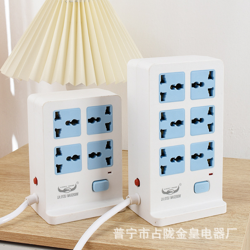 Exportación de comercio exterior enchufe de doble cara de escritorio vertical USB carga enchufe universal enchufe enchufe de fila de enchufe