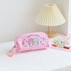 Japanese double-layer capacious pencil case, stationery for elementary school students, storage bag