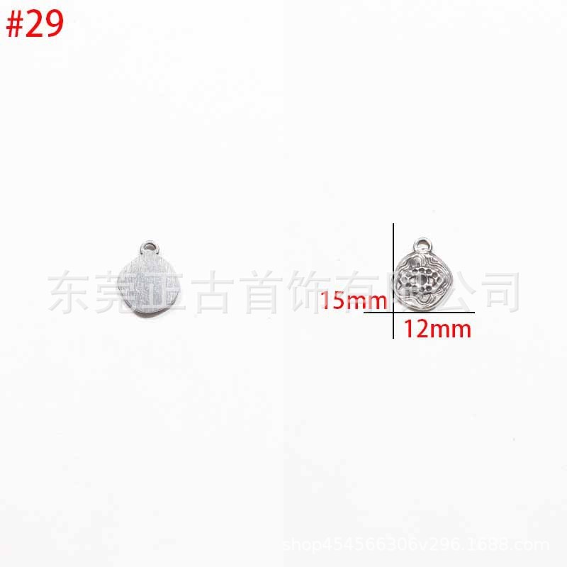 クロスボーダー悪魔の目ペンダントステンレス鋼 diy アクセサリーネックレスキーホルダーペンダントアイドリップオイルアクセサリーメーカー|undefined
